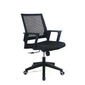 OEM Swivel Office Ergonomic Chairs High Back Fixed Armrest