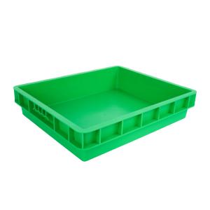 Buy cheap Customized Volume Stackable Vented Plastic Crates for Bread Storage in Solid Box Style from wholesalers