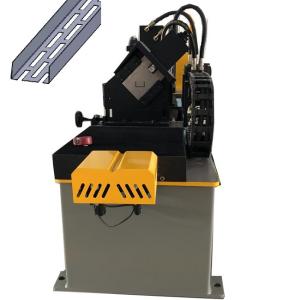 Buy cheap Metal U Profile Roll Forming Machine With Holes Rolling from wholesalers