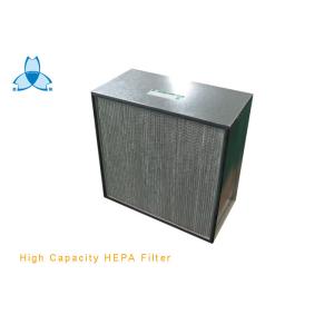 Buy cheap Galvanized Frame High Capacity HEPA Air Filter With Aluminum Separator H13 Class from wholesalers