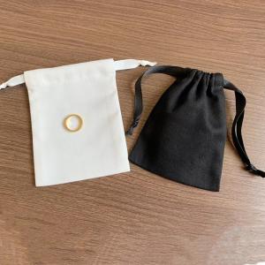 Buy cheap OEM CMYK Print Drawstring Jewelry Pouch With Cotton Ribbon from wholesalers