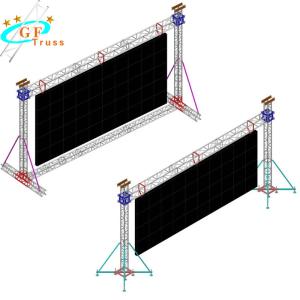 OEM Aluminum Spigot Truss For LED Screen Advertisement Display