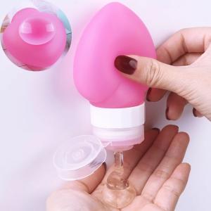 78ml Refillable Silicone Travel Bottles Squeezable With Sucker