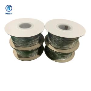 Buy cheap Tin Plated Silver Plated Nickel Plated Copper Braided Sleeve Electronics product