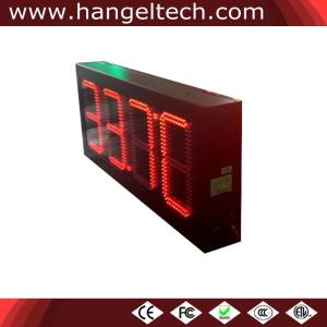 Buy cheap 10 Inches Digits Outdoor LED Numeric Time And Temperature Display from wholesalers