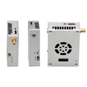 Buy cheap 10-15km HDMI drone video transmitter support UDP multicast/TCP/IP and 2way LAN LINK and Serial TTL data from wholesalers