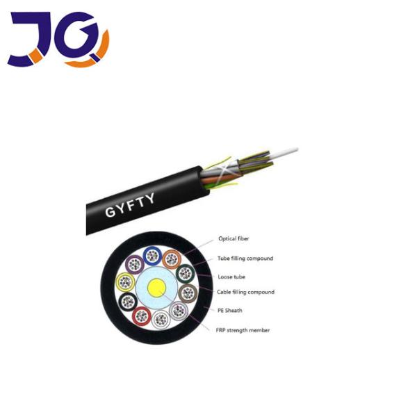 Quality GYFTY 24 Core G652D Aerial Fiber Optic Cable For Networking for sale