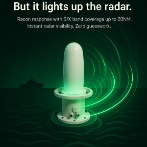 China IP68 Waterproof Marine Radar Beacon Dual Band Compatible For Navigation Safety on sale