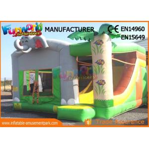 Buy cheap Inflatable Animal Bouncy Castle With Slide For Kids And Adults from wholesalers