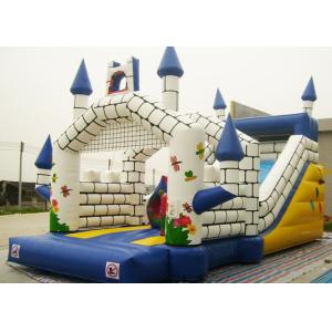 Amusement Inflatable Jumping Castle / Inflatable Jumping Bouncer PVC Tarpaulin