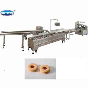 Buy cheap Chocolate Cream Sandwich Biscuit Machine 300-1200pcs/Min Speed from wholesalers
