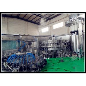 3000kg Glass Bottle Carbonated Drink Filling Machine With Touch Screen Control