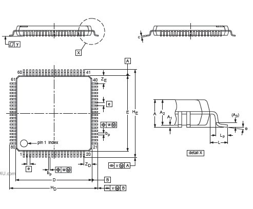 Quality Integrated Circuit Chip 32-bit ARM Cortex-M3 MCU up to 512 kB flash and 64 kB SRAM with Ethernet, USB 2. LPC1756  SOP for sale