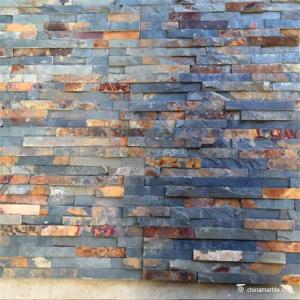 Buy cheap Slate Culture Stone Natural stone Slate Rusty 5 layer Wallstone from wholesalers