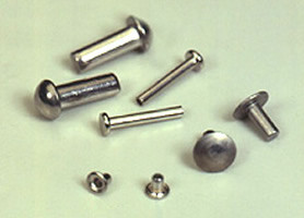 Precision Hardware Parts Zinc / Chrome / Nickle Plating Rivets, Stainless Steel