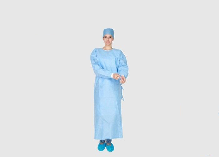 Buy cheap Sms Material Medical Protective Apparel With Full Back / Elastic Cuff from wholesalers