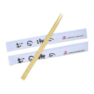 Buy cheap Custom Chinese Disposable Bamboo Chopsticks Twins Restaurant Printed Sleeve from wholesalers