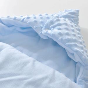 Buy cheap Blue Winter Warm Stroller Bag Cosy Knit 100 Polyester Fleece Blanket from wholesalers