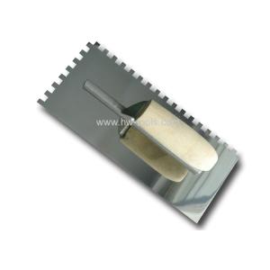 Buy cheap Stainless steel Plastering trowel with teeth HW02202 from wholesalers