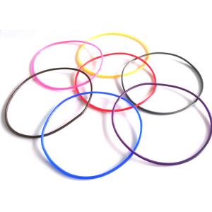 Factory supplier custom colored ringed flat square rectangle section silicone o