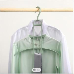 Buy cheap 3 Layers Wide Shoulder Hangers Plastic Fish Bone Shape from wholesalers