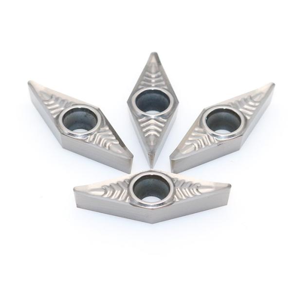 Quality VCGT160408 Carbide Turning Inserts , Uncoated Carbide Inserts For Aluminum for sale
