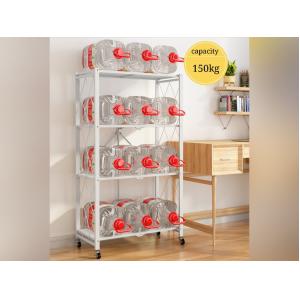 Buy cheap Folding Movable Multi Layer Kitchen Shelf Microwave Oven Storage from wholesalers