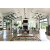 Buy cheap Transparent Glass Aluminum Frame Panel Garage Door Low Maintenance High Security from wholesalers