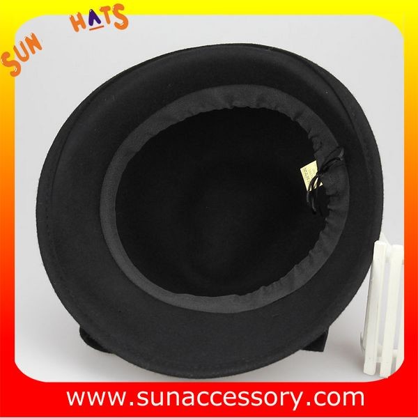 Fashion hot sale unique wool felt ladies hat, Crushable Australia wool hats for ladies