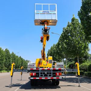 Buy cheap 27 m 28m 23m Hydraulic Aerial Manlift Work Platform Truck on Sale from wholesalers