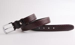 Buy cheap Brown Color Classic Mens Leather Dress Belt With Regular Snake Grain product