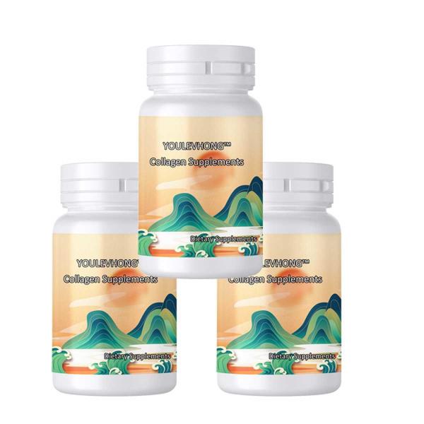 Hydrolyzed Collagen Peptides Supplements Drink Mix With Vitamin C Dietary