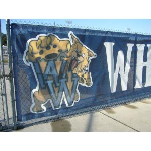 Buy cheap Dust Proof PVC Mesh Fencing With Pole Pocket ,  Flexible Plastic Coated Fencing  from wholesalers