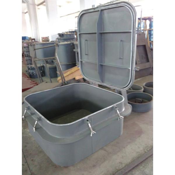 Quality Hinged Opening Weathertight Steel Marine Hatch Cover With Counter Weight for sale