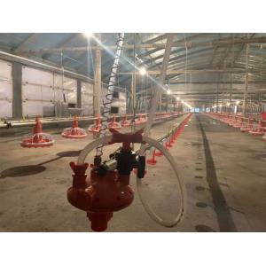 China 4 Pan/3m Chicken Feeder Equipment 380v 0.75kw With Driving Device on sale