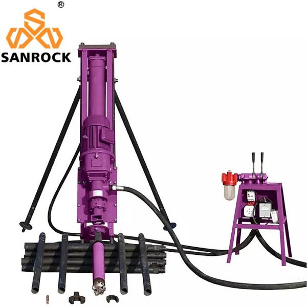 Quality Mining Rock Drilling Rig Portable Hydraulic Pneumatic Rotary Blas Thole Drill Rig for sale