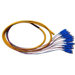 Buy cheap UPC SC Fiber Optic Cable Multimode , 12 Core Pigtail Cable High Credibility from wholesalers