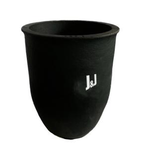 Non Closure Type Graphite Crucible Accessories For Metal Melting