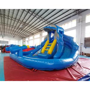 Buy cheap 1000D Outdoor Inflatable Water Slides Backyard Bounce House from wholesalers