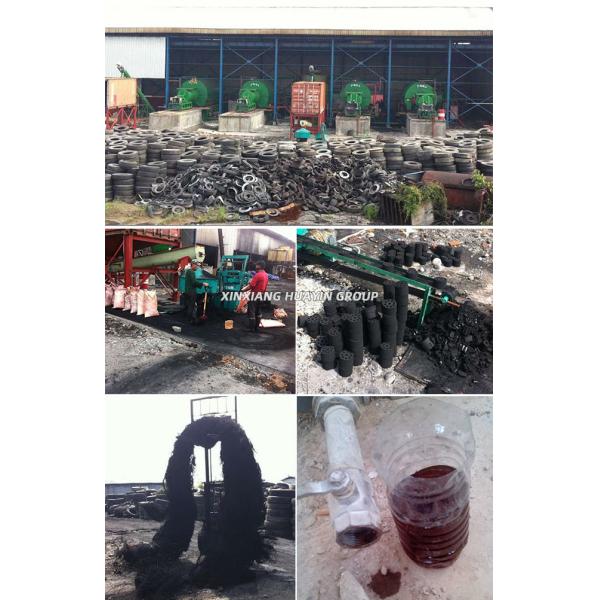 Used Tyres Small Pyrolysis Plant 2 TPD In Container