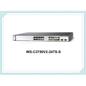 China Cisco Gigabit Ethernet Network Switch WS-C3750V2-24TS-S Optical Ethernet Switch on sale