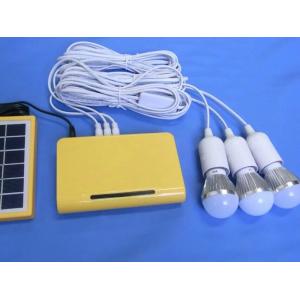 Buy cheap mINI solar power system 3W solar system with 2.4AH  lithium battery for solar home LED lighting , from wholesalers