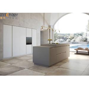 Buy cheap Drawer Basket and Island Table E0 Grade Material Custom Kitchen Cabinet with Steel Frame from wholesalers