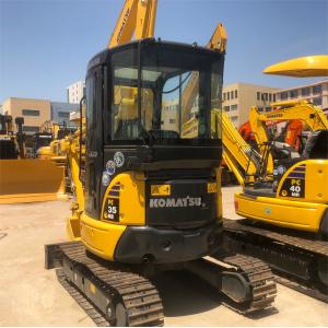 Buy cheap Small Hydraulic Excavator Komatsu PC35 3.5Ton Used Excavator with 0.2M³ Bucket Capacity from wholesalers