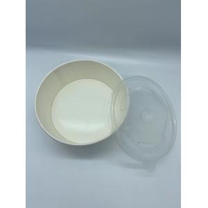 China 750ml PE Coating Single Wall Convenient Disposable Paper Salad Bowl on sale