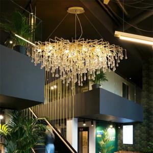 Modern Crystal LED Chandelier Lighting for Dining Room Decoration Luxury loft