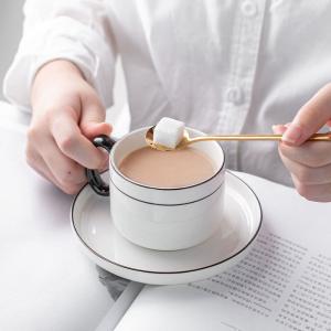 Buy cheap Unique 200ml Porcelain Tea Set Sustainable Nordic Design For Cappuccino And Espresso from wholesalers