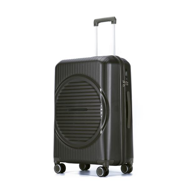 Buy cheap 210D Lining ODM Black Lightweight Hard Suitcase from wholesalers