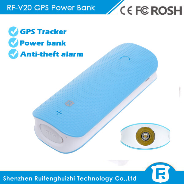 Quality Long standby time gps anti-lost device tracker with 4500mah power bank and door burglar al for sale