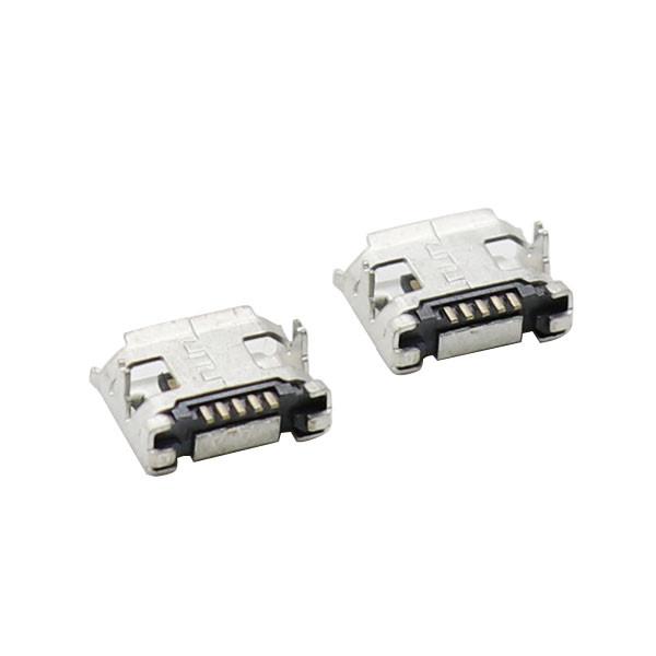 Buy cheap SMD DIP 7.2mm Micro USB 5 Pin Connector Type B Micro USB PCB Socket With Edge from wholesalers